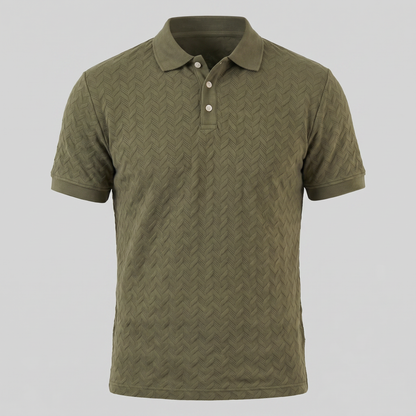 Men's Chevron Knit Polo