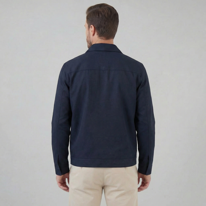 Men's Classic Collar Mid-Season Jacket