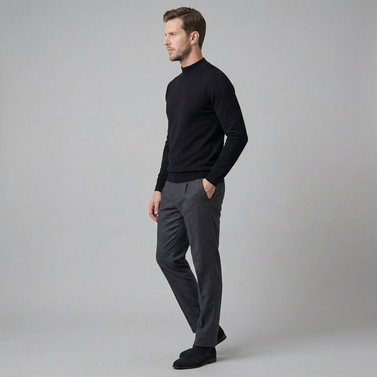 Men's Classic Turtleneck Sweater