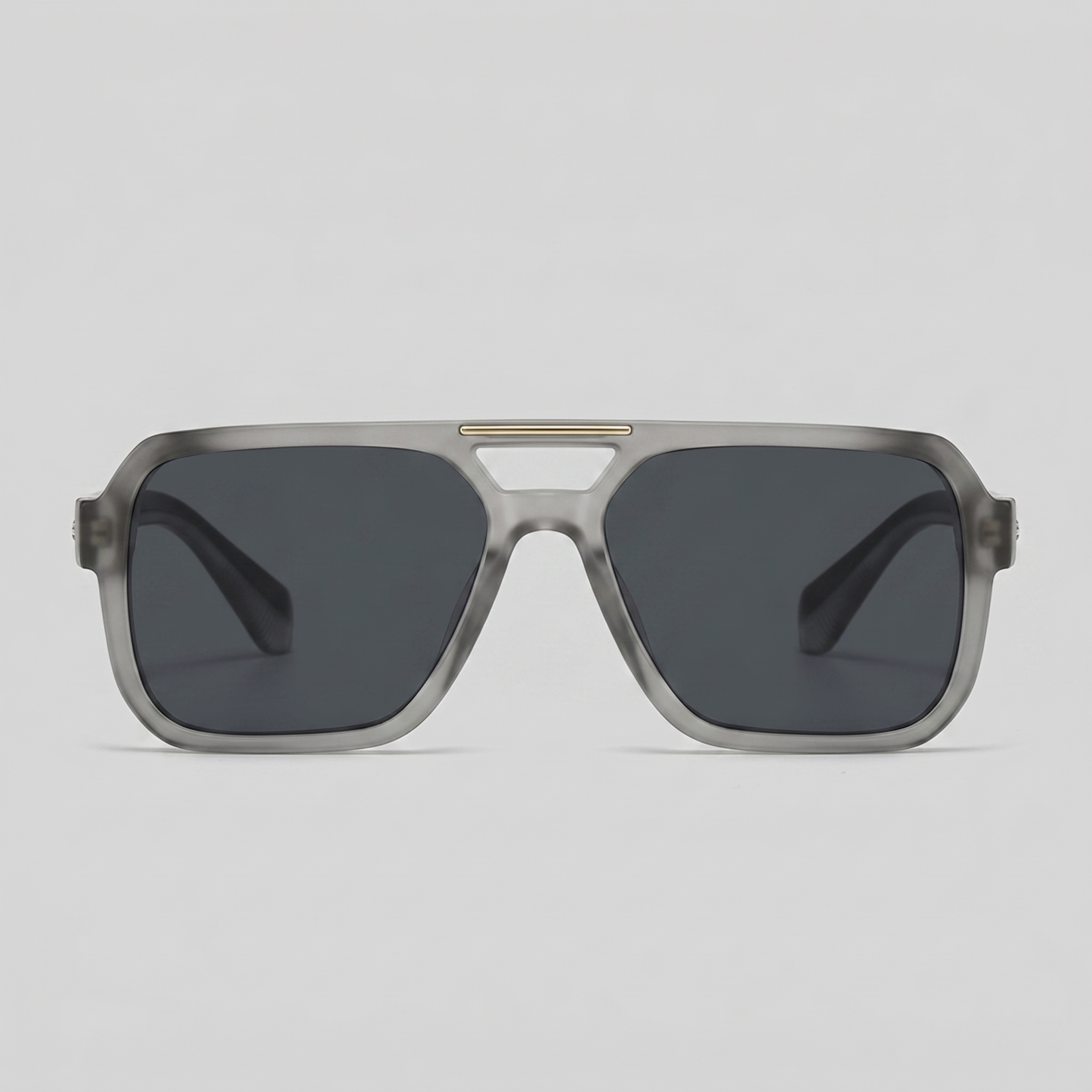 Men's Double-Bridge Aviator Sunglasses