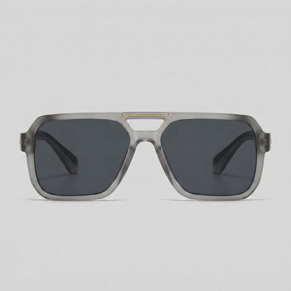 Men's Double-Bridge Aviator Sunglasses