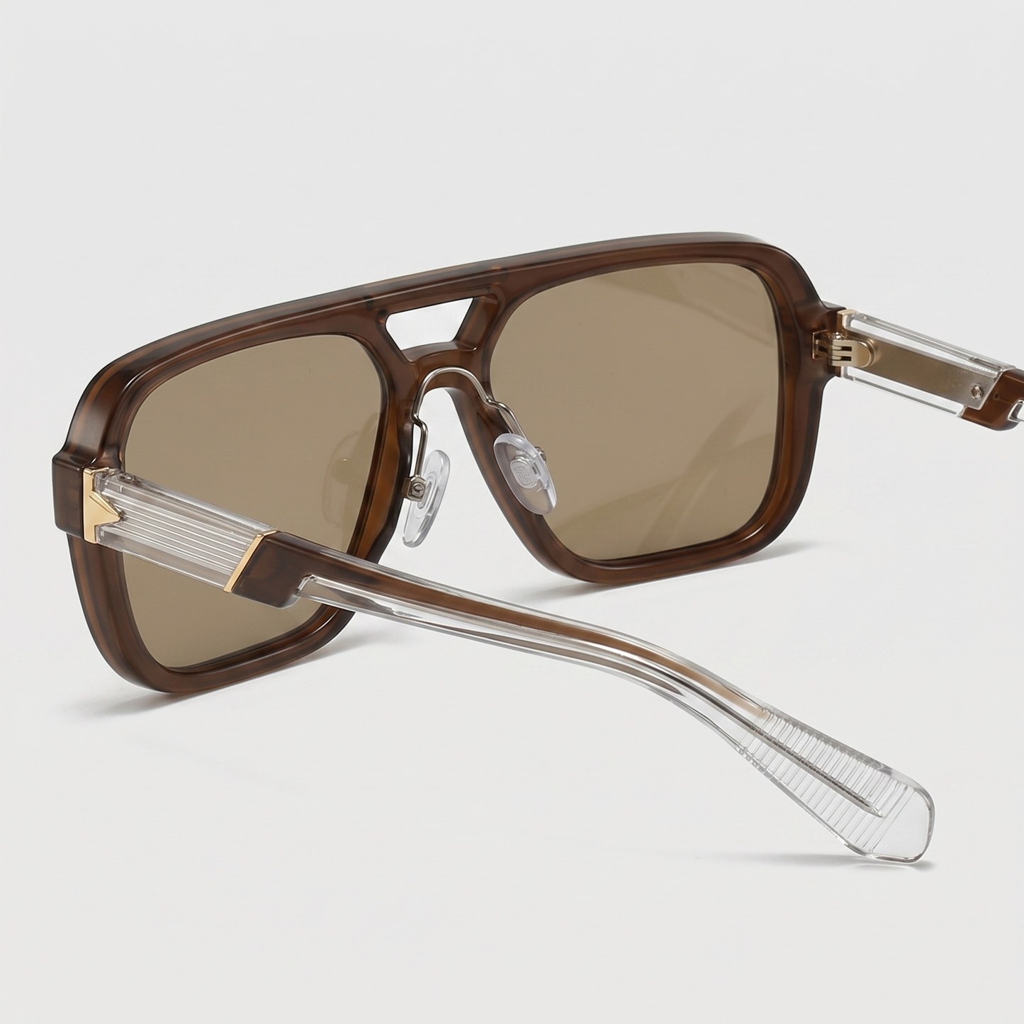 Men's Double-Bridge Aviator Sunglasses