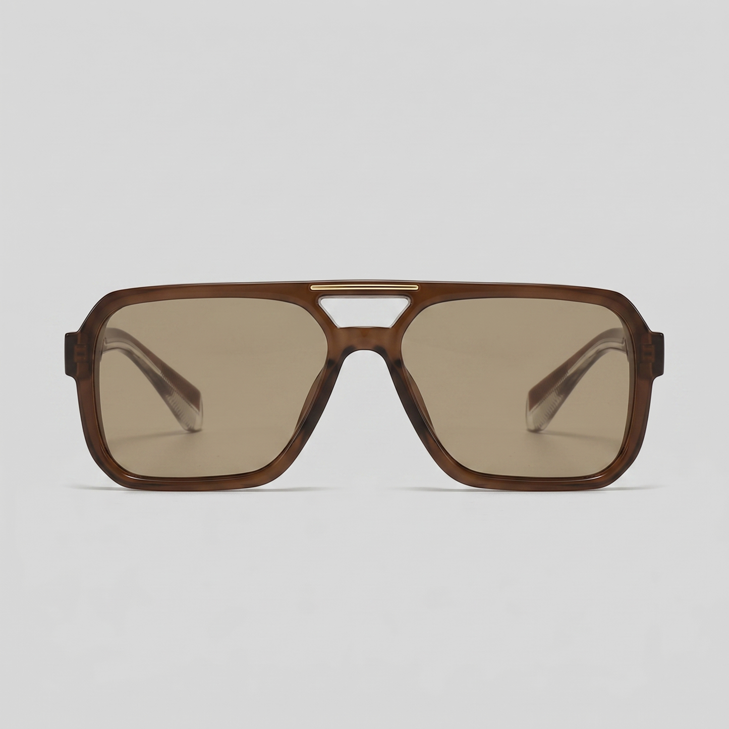 Men's Double-Bridge Aviator Sunglasses
