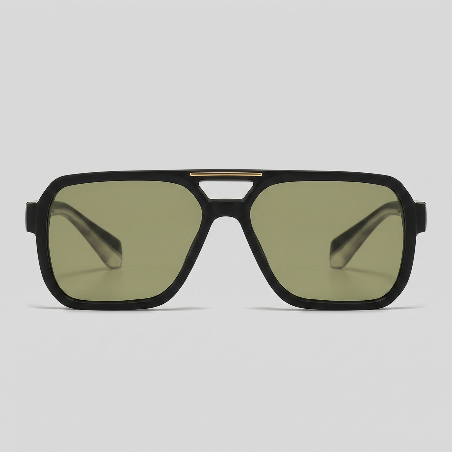 Men's Double-Bridge Aviator Sunglasses