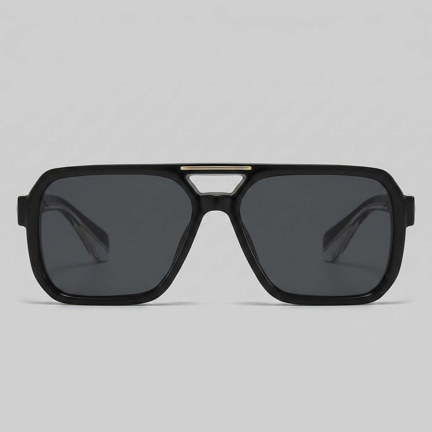 Men's Double-Bridge Aviator Sunglasses