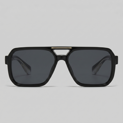 Men's Double-Bridge Aviator Sunglasses
