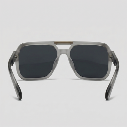 Men's Double-Bridge Aviator Sunglasses