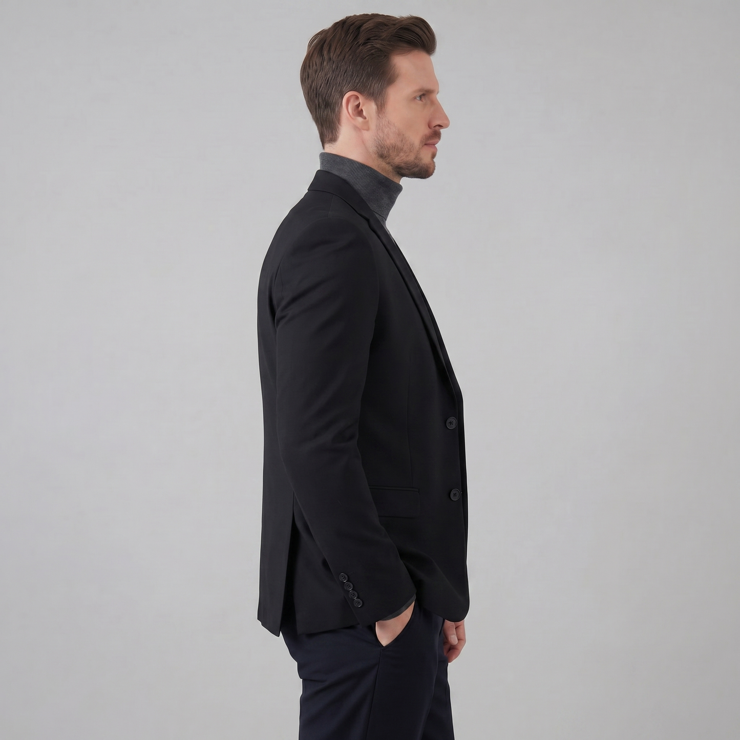 Men's Elegant Blazer Jacket for Business and Formal Wear