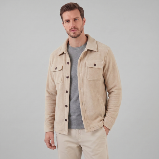 Men's Fleece Overshirt Jacket