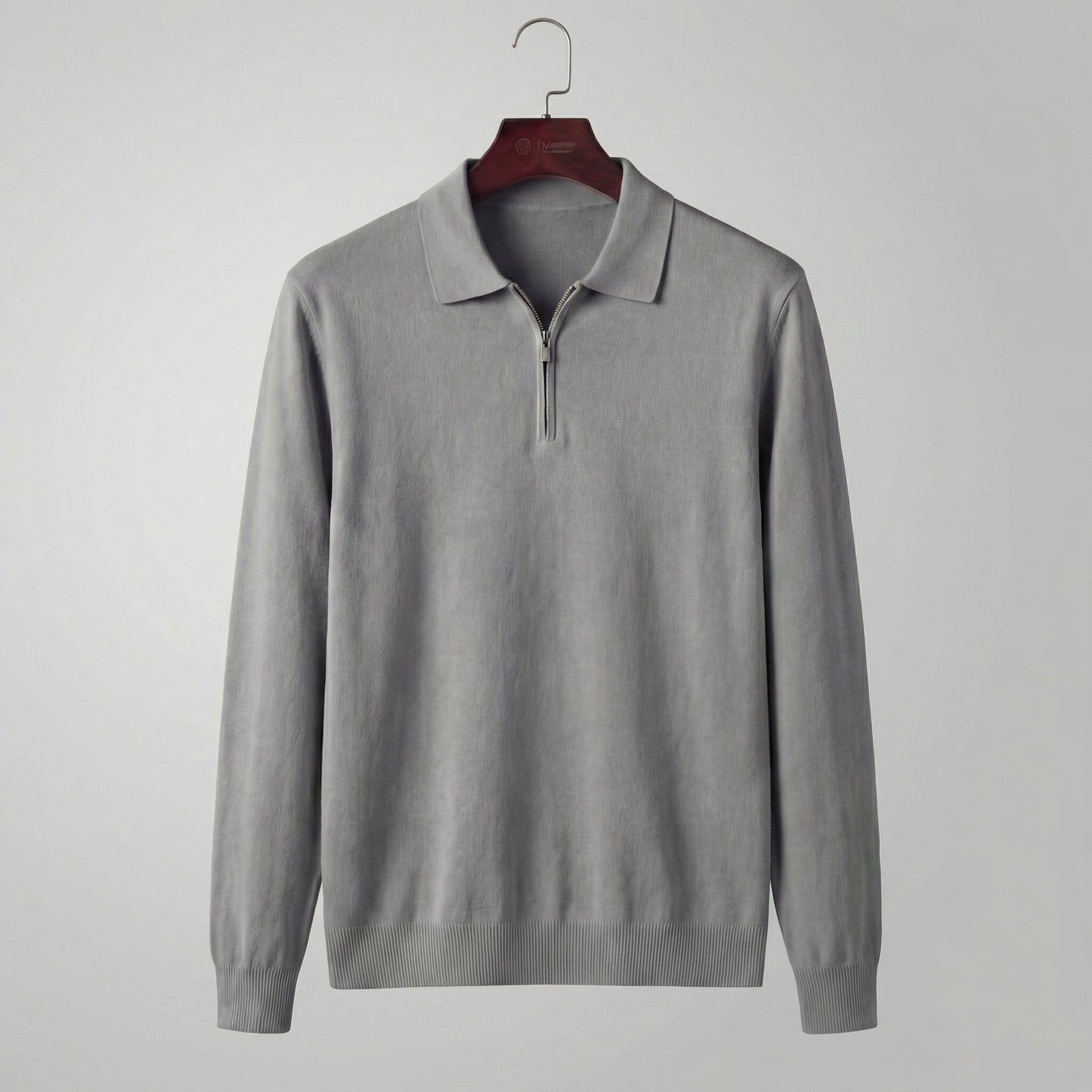 Men's Half Zip Polo Shirt
