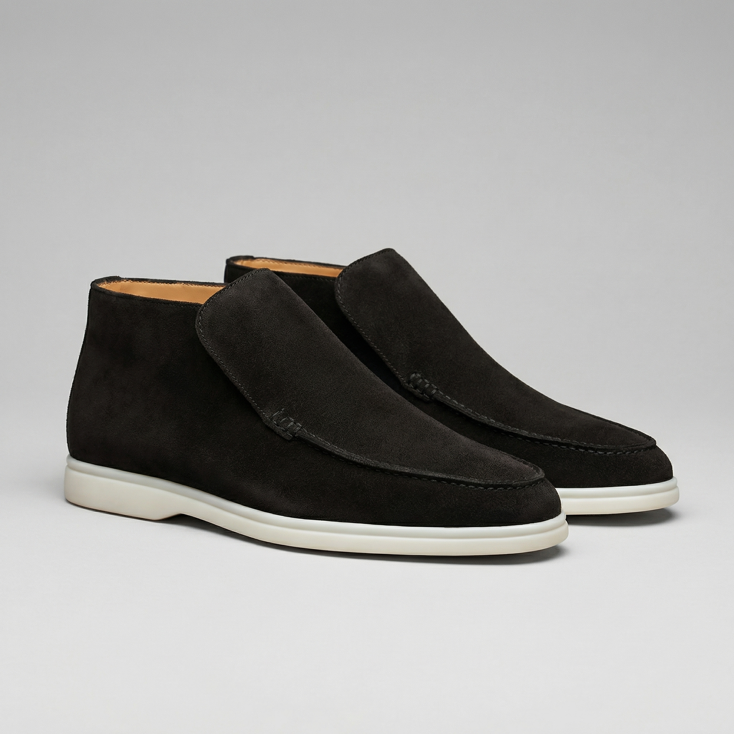 Men's High Suede Loafers