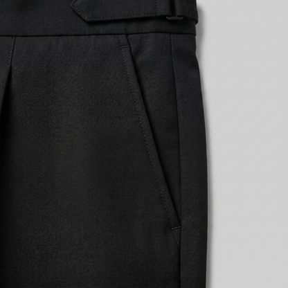 Men's High Waist Formal Trousers with Tailored Fit