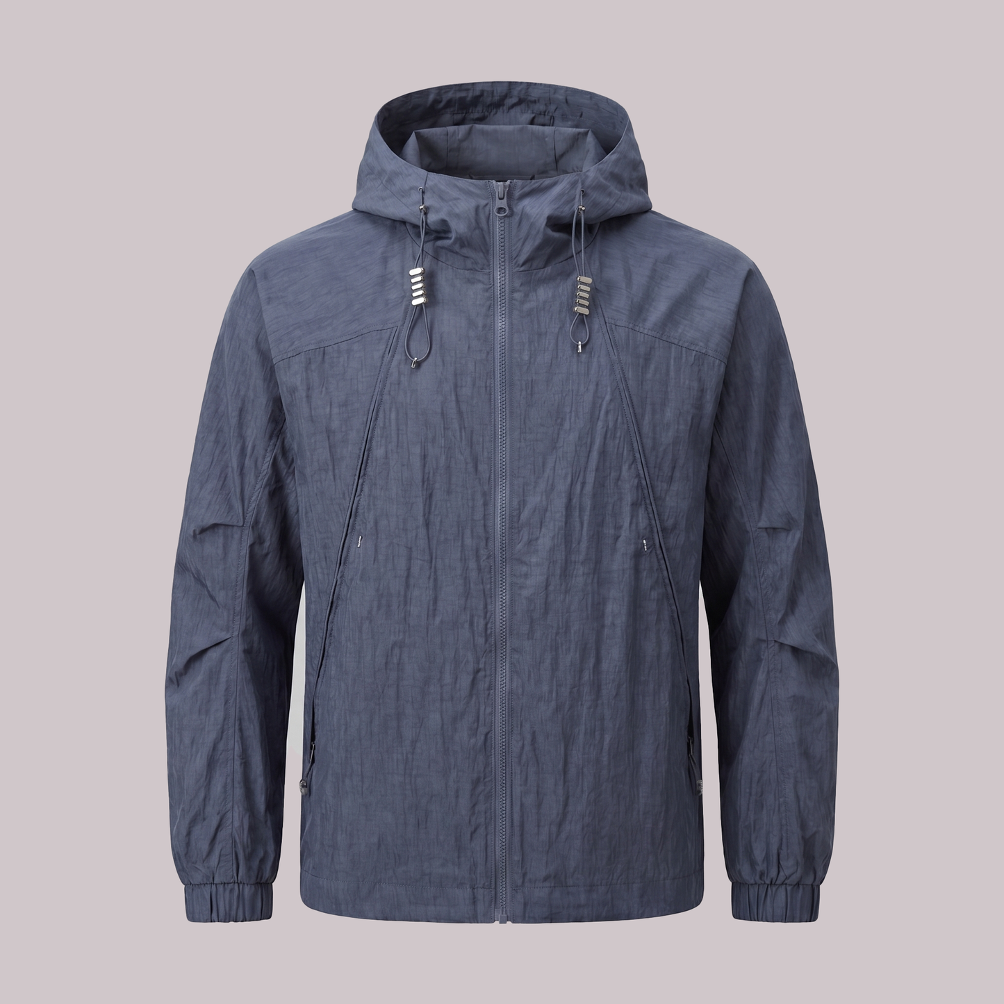 Men's Hooded Lightweight Windbreaker Jacket