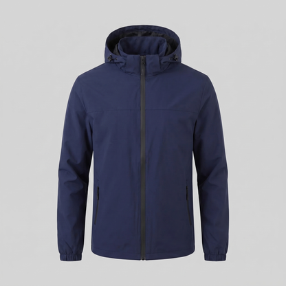 Men's Hooded Windbreaker Jacket