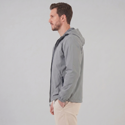 Men's Hooded Windbreaker Jacket