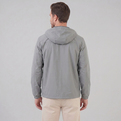 Men's Hooded Windbreaker Jacket