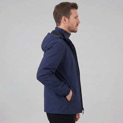Men's Hooded Windbreaker Jacket