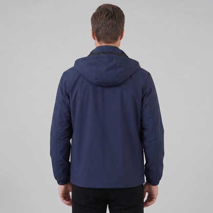 Men's Hooded Windbreaker Jacket