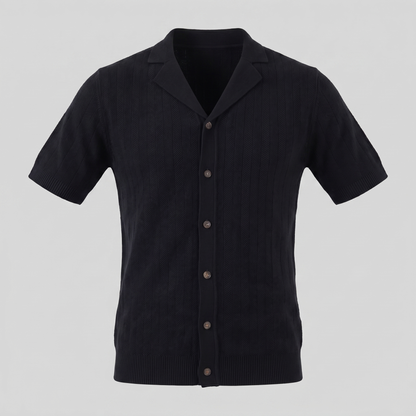 Men's Knit Button Shirt