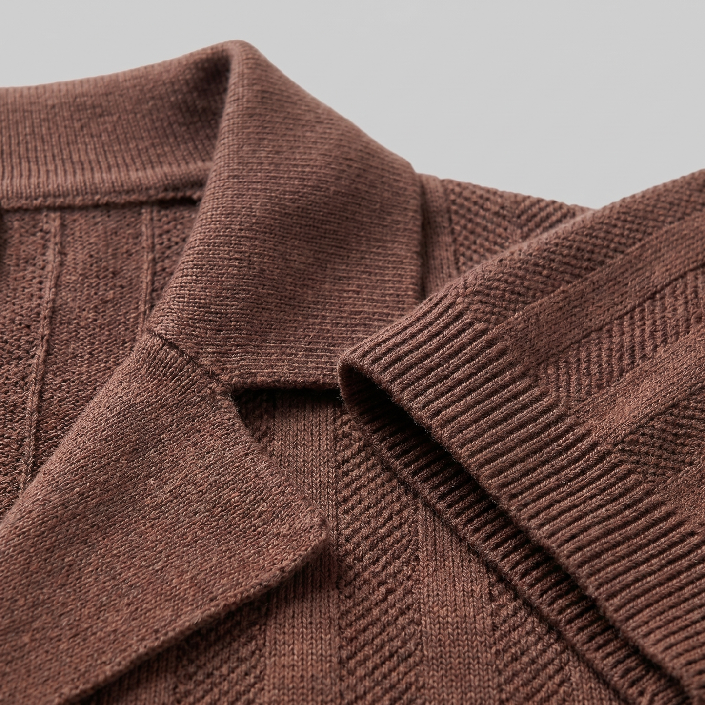 Men's Knit Button Shirt