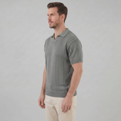 Men's Knit Polo Shirt