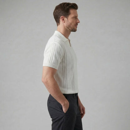 Men's Knit Polo Shirt