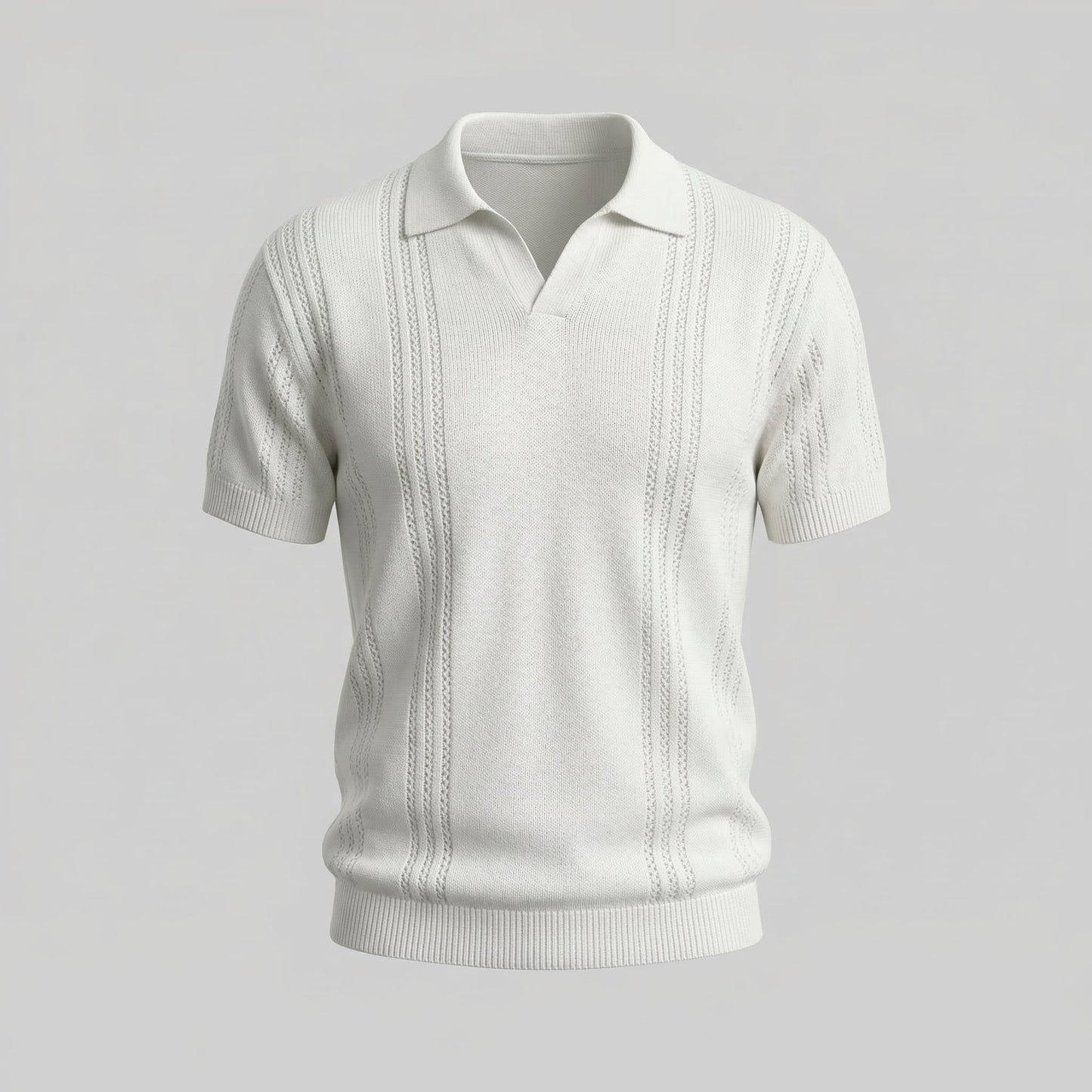 Men's Knit Polo Shirt
