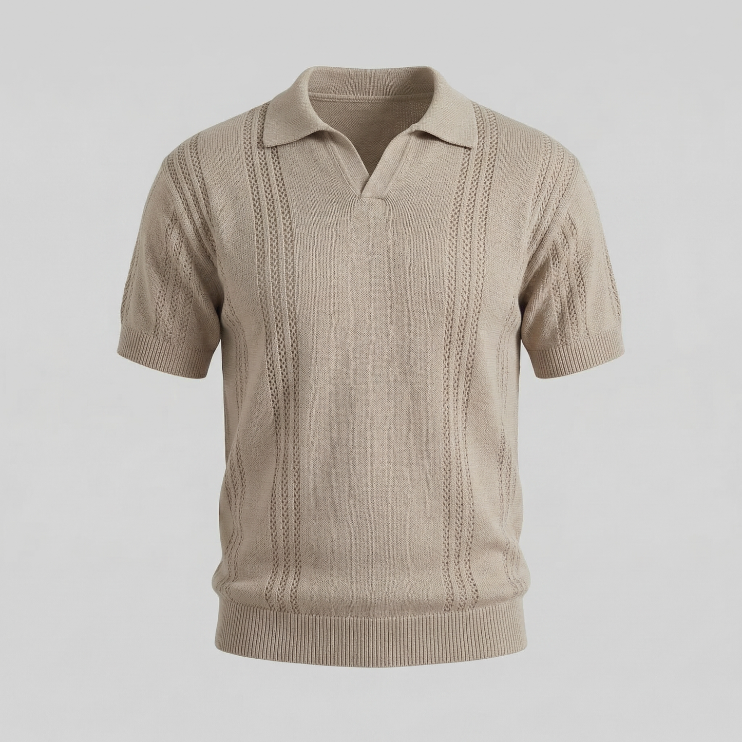Men's Knit Polo Shirt
