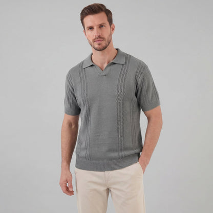 Men's Knit Polo Shirt