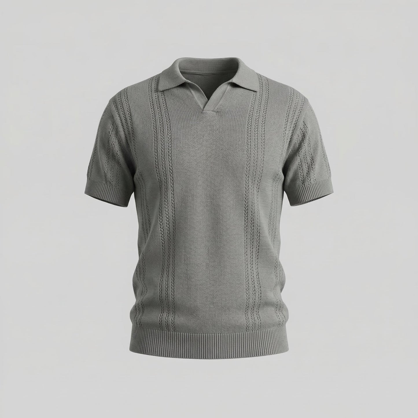 Men's Knit Polo Shirt