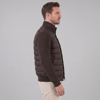 Men's Knit Sleeve Down Jacket
