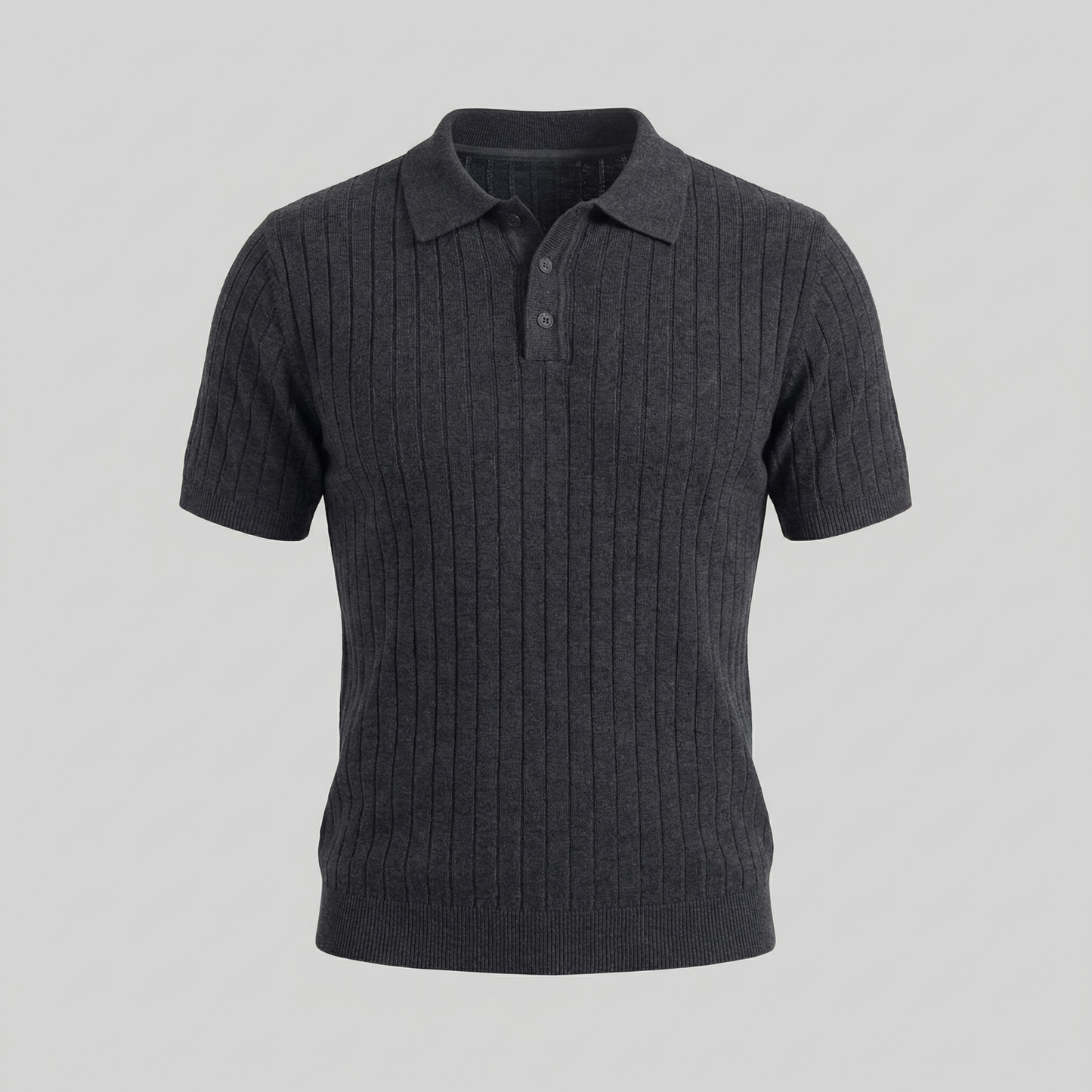 Men's Knit Striped Polo