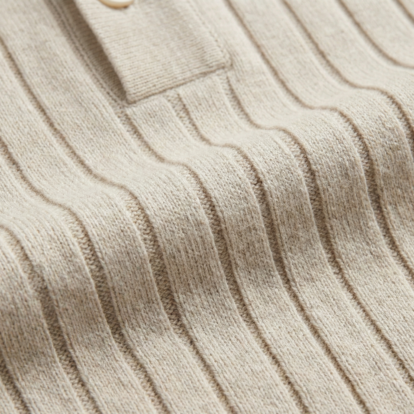 Men's Knit Striped Polo