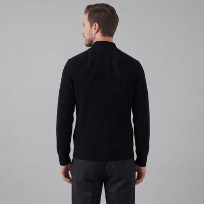 Men's Knitted Zip Up Cardigan