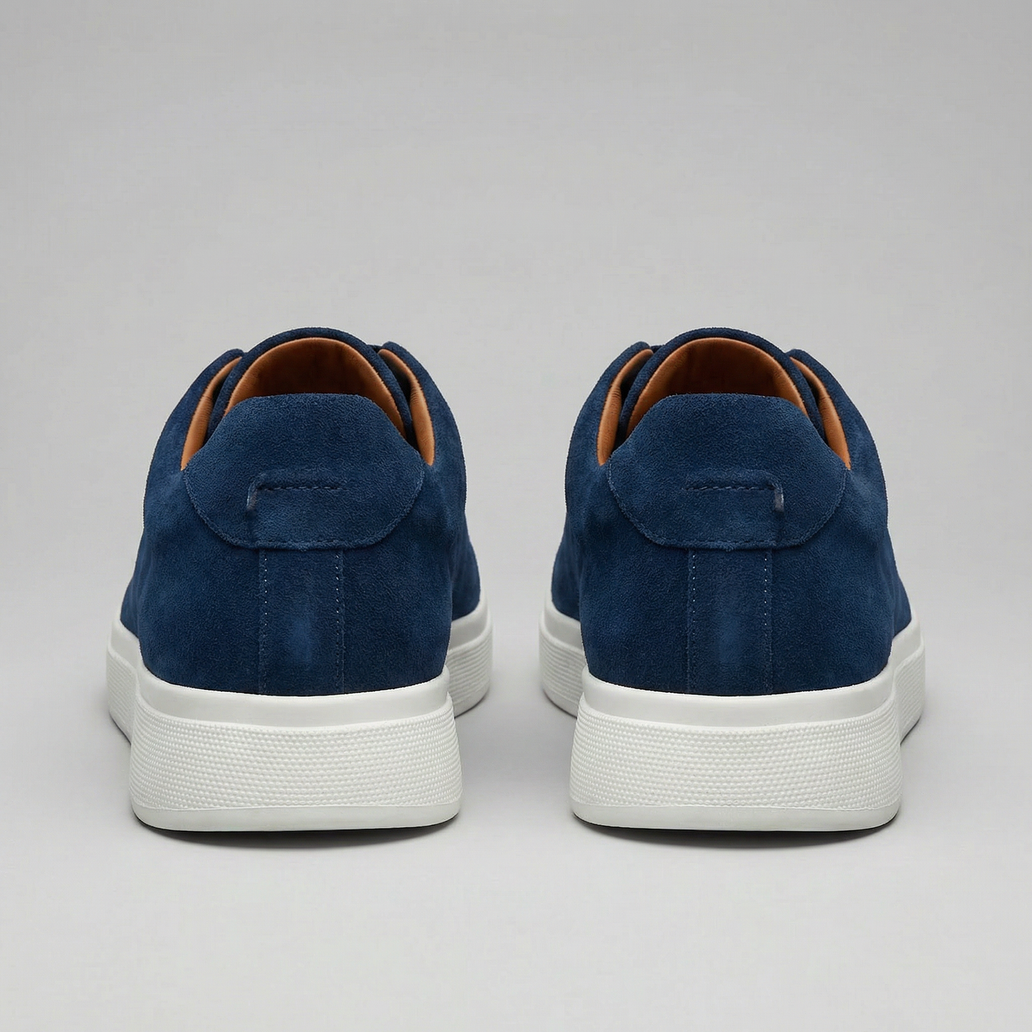 Men's Leather Lace-Up Sneakers