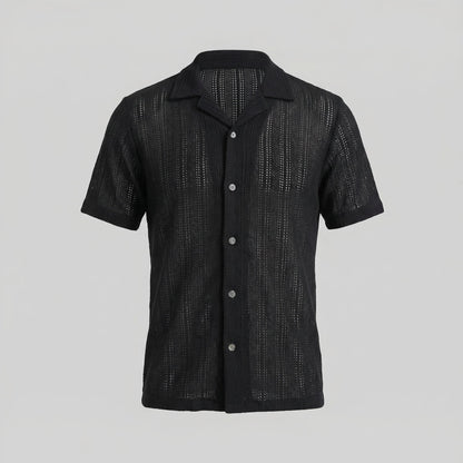 Men's Lightweight Button-Down Shirt for Summer