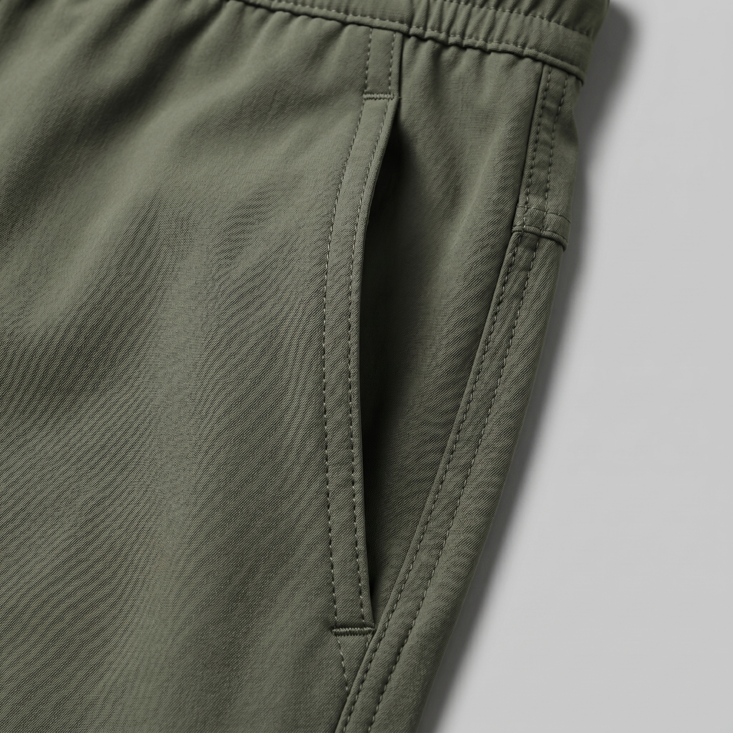 Men's Lightweight Nylon Drawstring Trousers