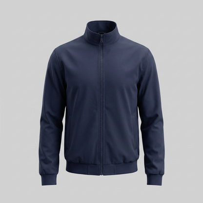 Men's Lightweight Zip-Up Bomber Jacket
