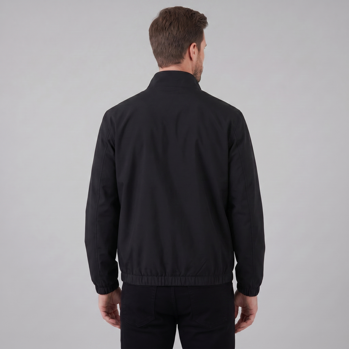 Men's Lightweight Zip-Up Bomber Jacket