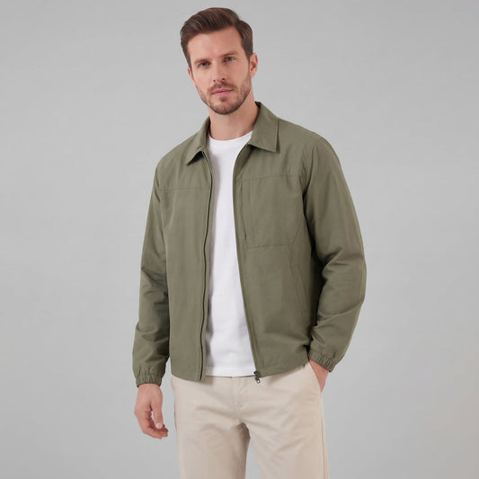 Men’s Lightweight Zip-Up Spring Jacket