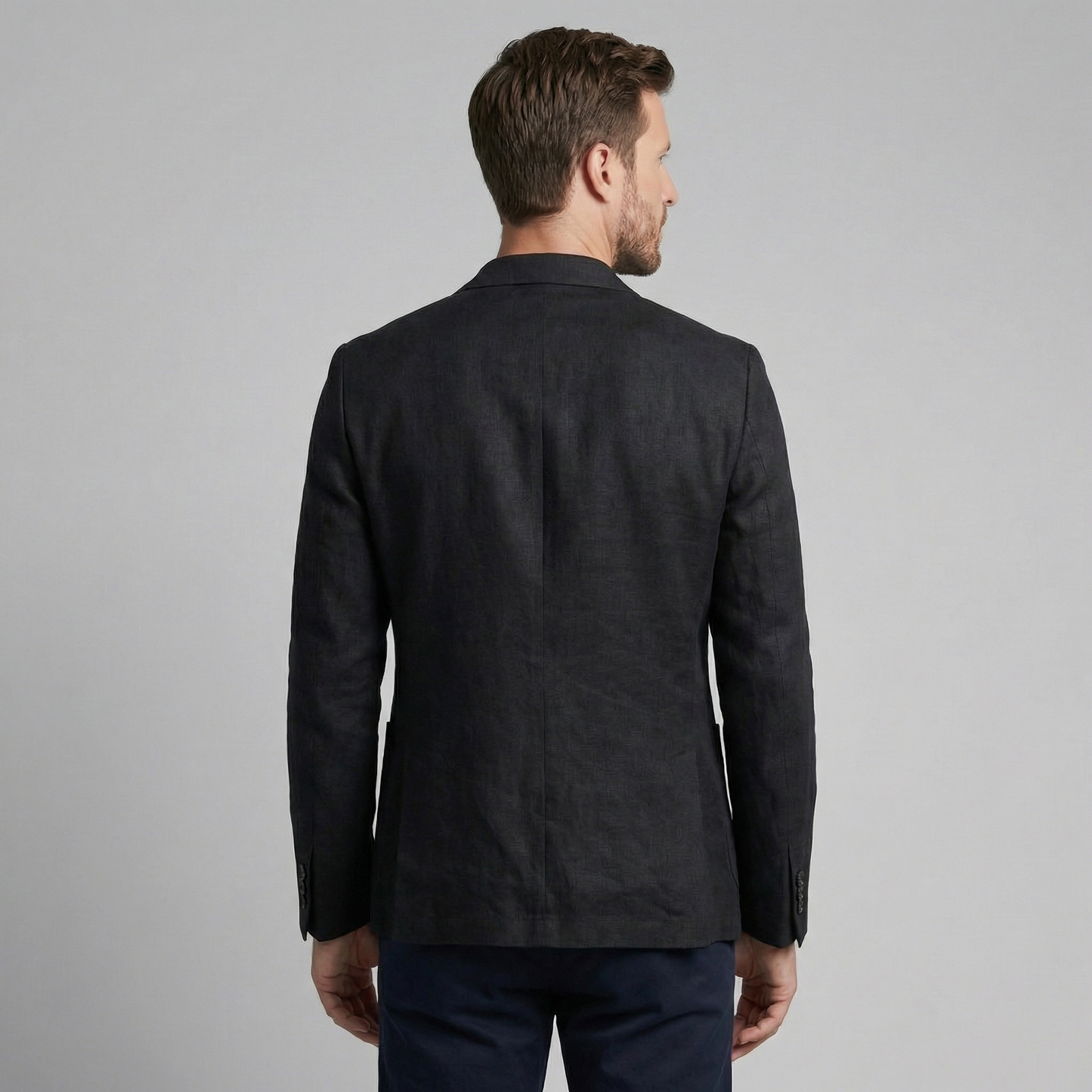 Men's Linen Blazer Jacket
