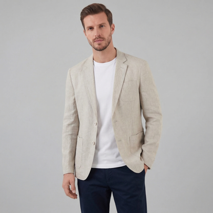 Men's Linen Blazer Jacket