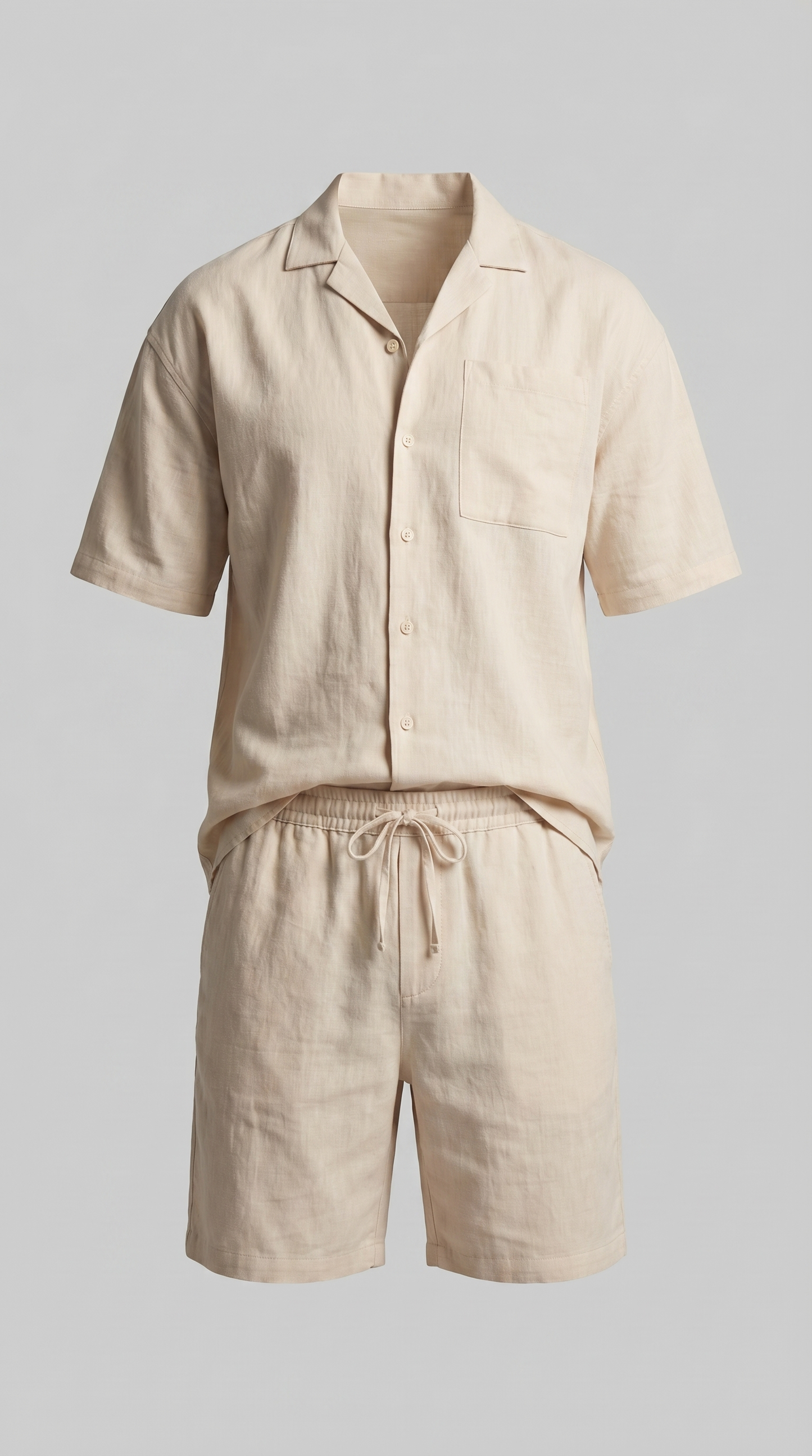 Men's Linen Blend Outfit Set