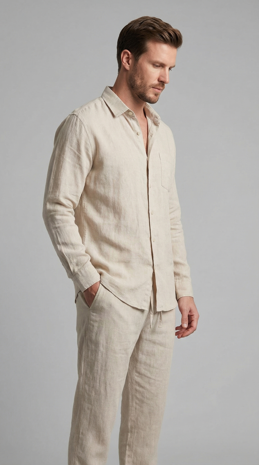 Men's Linen Co-Ord Set