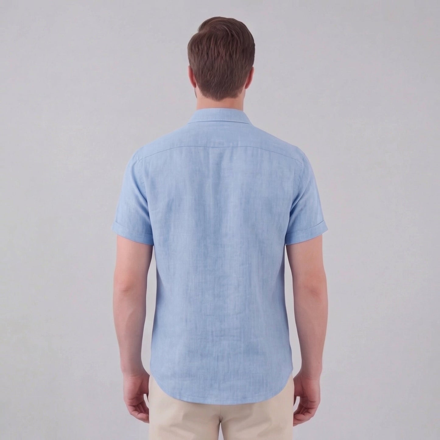 Men's Linen Short Sleeve Shirt