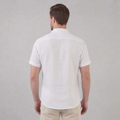 Men's Linen Short Sleeve Shirt