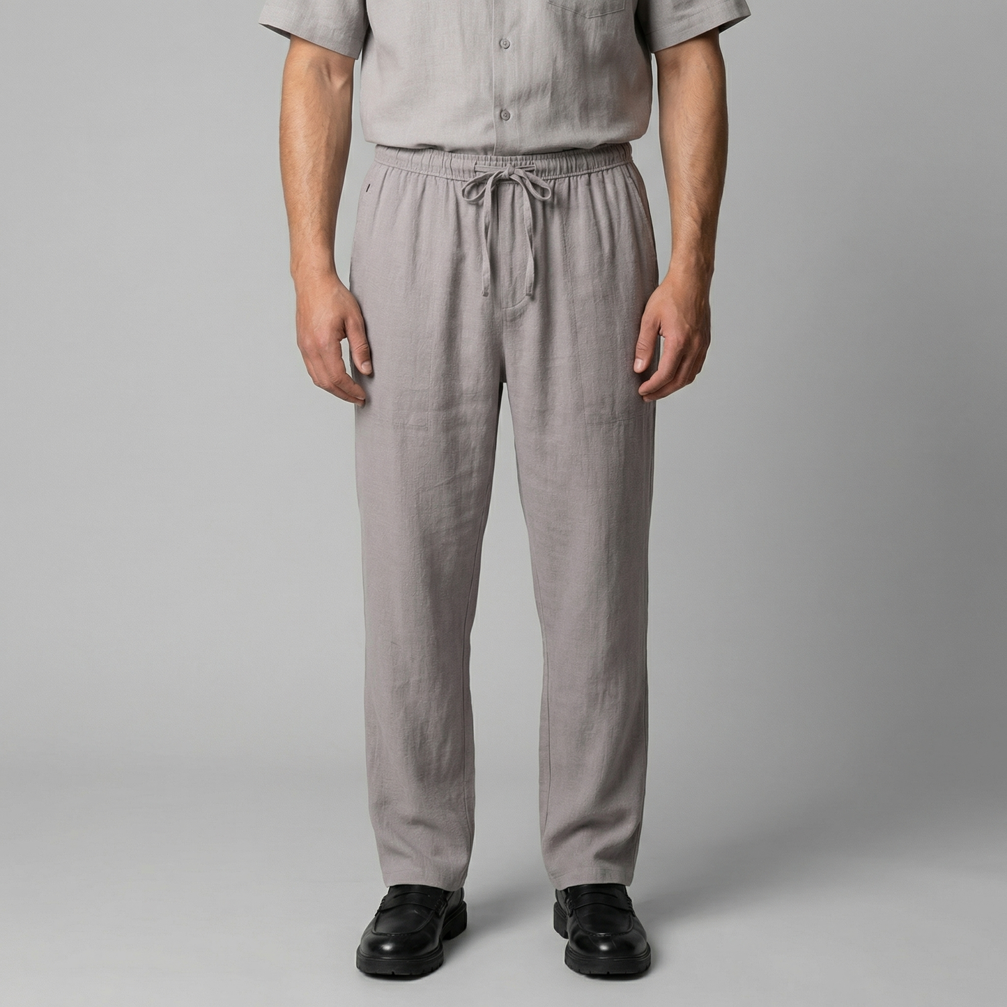 Men's Linen Slim Fit Trousers