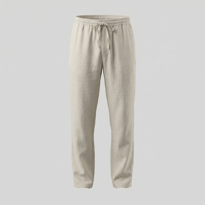 Men's Linen Slim Fit Trousers