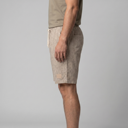 Men's Linen Summer Beach Shorts