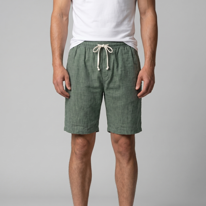 Men's Linen Summer Beach Shorts